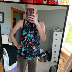 Express Size SM Floral Tank Worn Once!